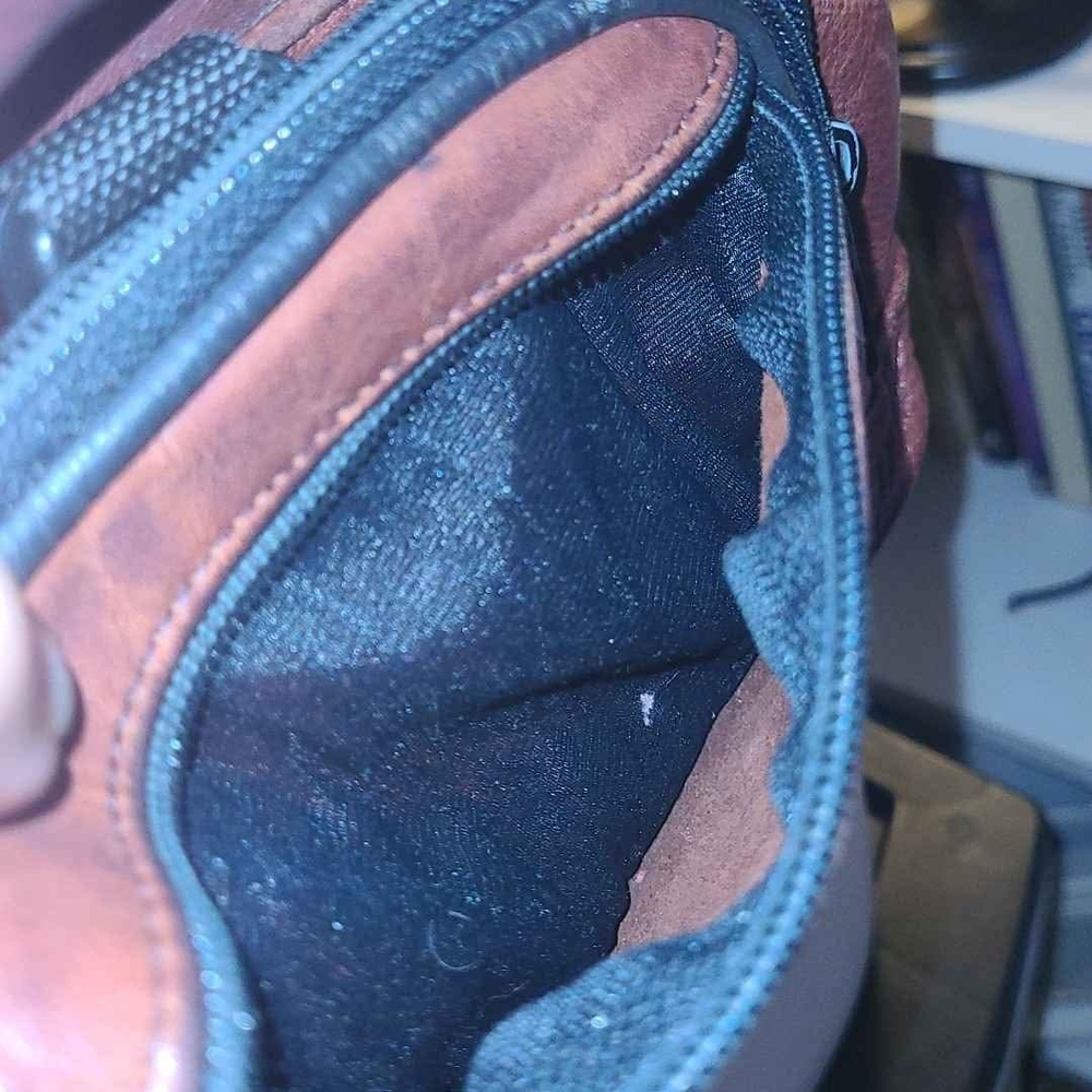 Brown Leather Backpack - Picture 4 of 5